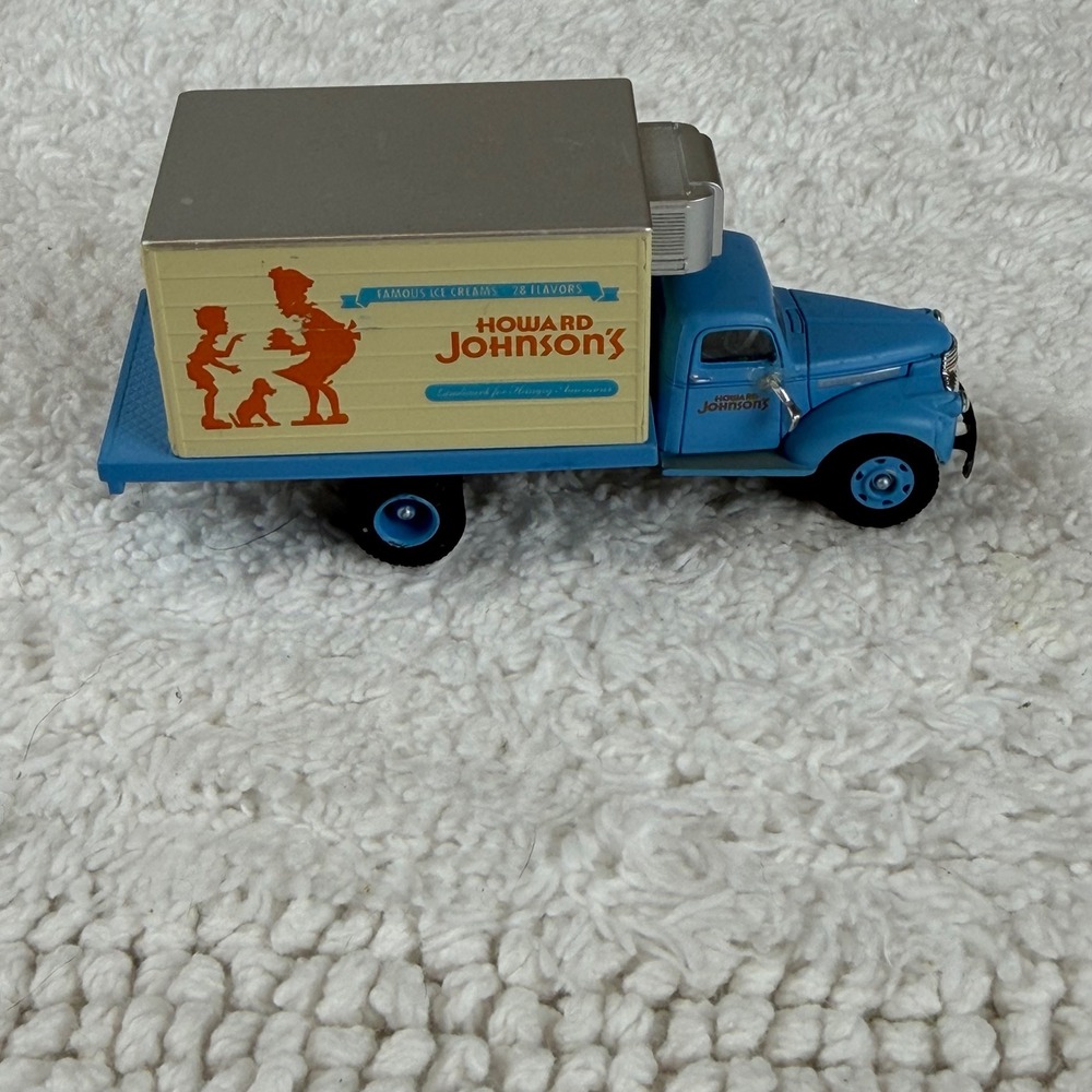 Vintage Howard Johnson's Ice Cream Delivery Truck Diecast Model Corgi Lledo Blue